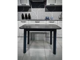 Стол Либрия 70*110/140 кухонный с каменной столешницей (керамогранит) раздвижной (раскладной) прямоугольный